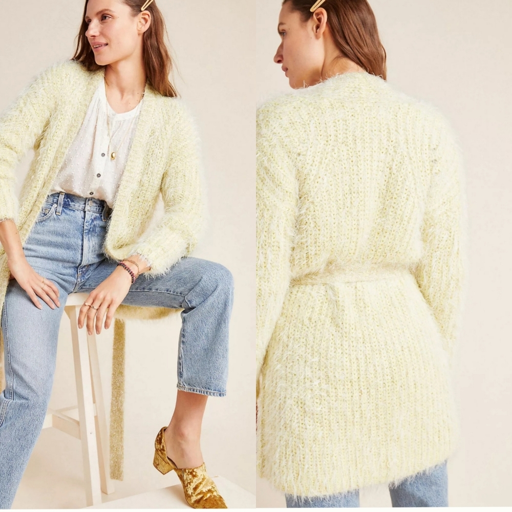 Anthropologie Larkin Shimmer Cardigan - Picture 2 of 8
